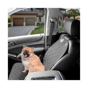 Waterproof Dog Front Seat Cover with Non Slip Padded Quilted Protector for Cars