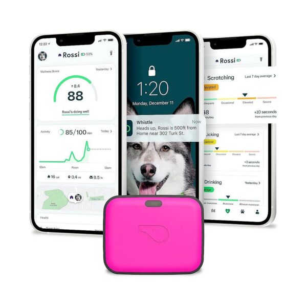 Waterproof Dog GPS Tracker with GPS, Night Light, and Safety Features