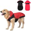 Waterproof Dog Jacket for Small to Large Dogs, Cold Weather Winter Coat with Hood