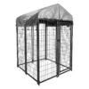 Waterproof Dog Kennel with UV Protection and Expandable Panels for Indoor and Outdoor Use