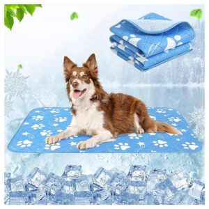 Waterproof Dog Pee Pad Kennel Reusable Washable Cooling Mat for Summer Pet Sitting