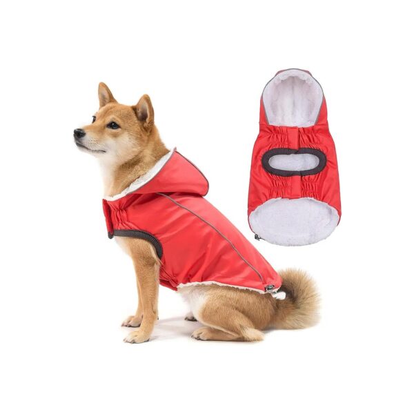 Waterproof Dog Raincoat Jacket for Small to X-Large Dogs with Reflective Strips