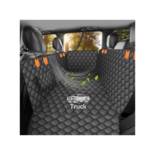 Waterproof Dog Seat Cover for Trucks XXL Backseat Hammock for Large Dogs in SUV Sedans