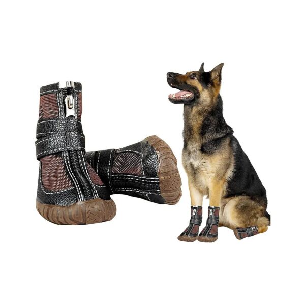 Waterproof Dog Shoes for Large Golden Retrievers Labrador Retrievers and Other Big Breeds