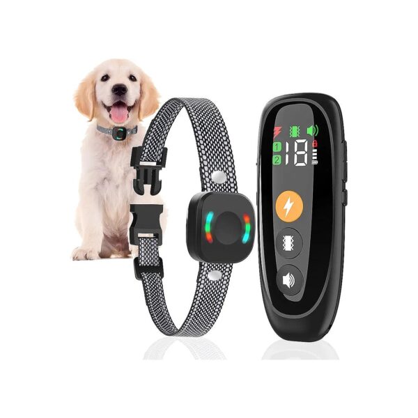 Waterproof Dog Training Collar with Remote, 4 Modes for Small, Medium, and Large Dogs