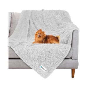 Waterproof Faux Fur Pet Throw Blanket for Medium Large Dogs and Cats