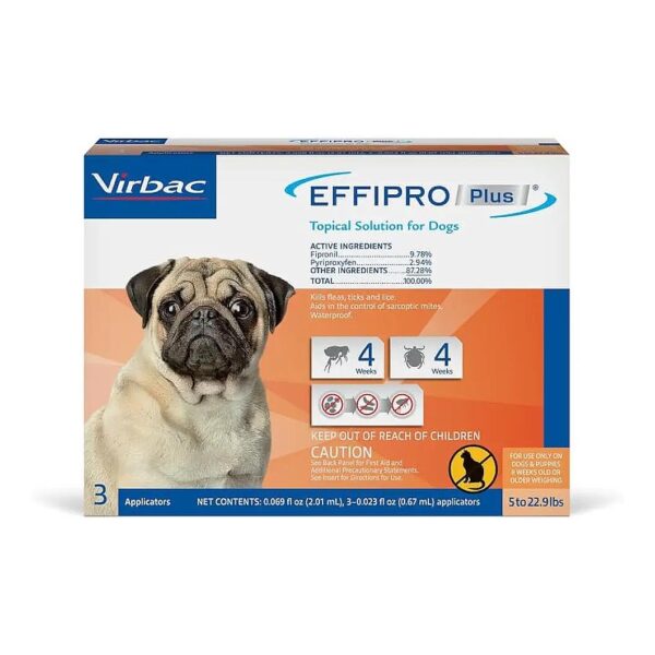 Waterproof Flea and Tick Prevention Treatment for Small Dogs