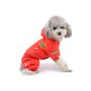 Waterproof Fleece Lined Dog Winter Coat Snow Suit Snowsuits for Small Dogs