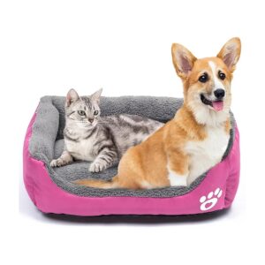 Waterproof Fleece Pet Bed for Small Dogs and Cats Cozy Comfort Indoor Outdoor