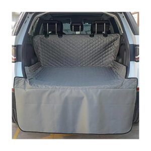 Waterproof Grey Dog Car Seat Cover with Non Slip Backing for Pet Protection