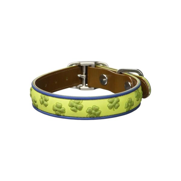 Waterproof Irish-Inspired Dog Collar for Medium Dogs