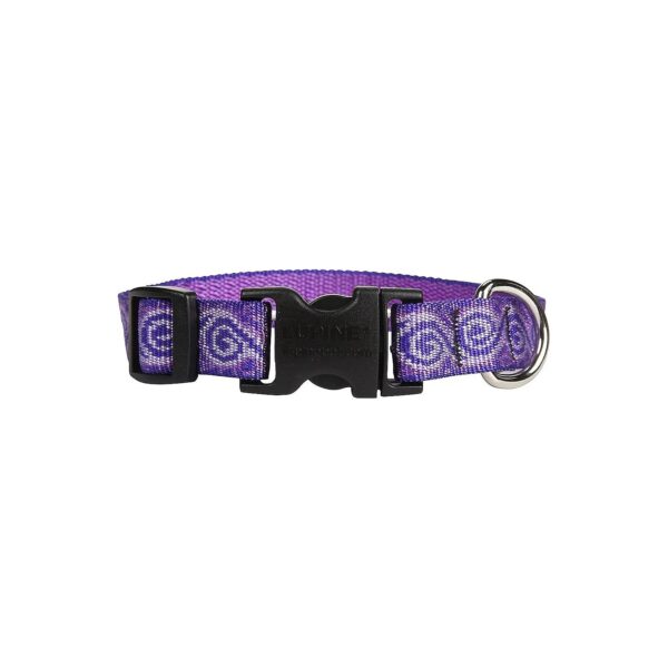 Waterproof Nylon 3/4 '' Jelly Roll Collar for Dogs 13-22 Inches Adjustable Buckle