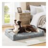 Waterproof Orthopedic Dog Bed with Removable Washable Cover for Medium Large Dogs