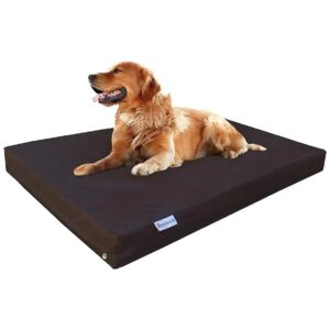 Waterproof Orthopedic Memory Foam Dog Bed with Removable Nylon Cover and XL Dimensions