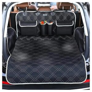 Waterproof Pet Cargo Cover Liner with Quilted Construction and Heavy-Duty Oxford Fabric