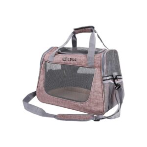 Waterproof Pet Carrier with Durable Mesh Window and Ventilation for Good Air Circulation