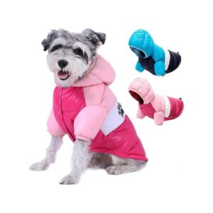 Waterproof Polyester Fabric Warm and Dry Cold Weather Jacket for Small to Medium Dogs