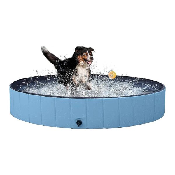 Waterproof Portable Round Pet Pool for Dogs and Cats