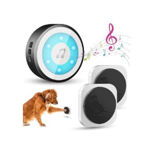 Waterproof Potty Training Dog Bell with Polyphonic Ringtones and Increased Volume Control