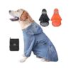 Waterproof Raincoat for Small to Medium Dogs with Reflective Strips and Adjustable Design