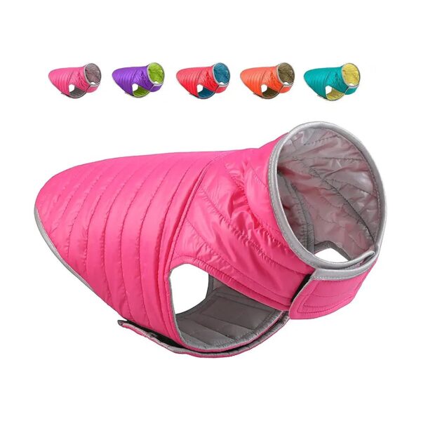 Waterproof Reflective Padded Dog Coat Warm Vest for Small Medium Large Winter Dogs