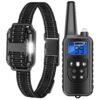 Waterproof Shock Vibration Beep Light Dog Training Collar for Small Medium Large Dogs