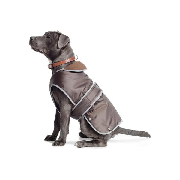 Waterproof Warmth Muddy Paws Chocolate Dog Coat Medium