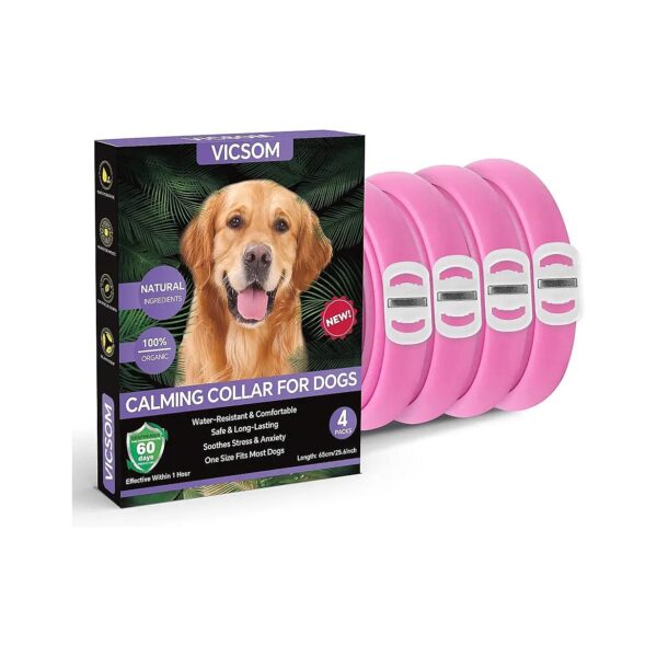 Waterproof, and Adjustable Calming Collar for Dogs - Certified 60 Days