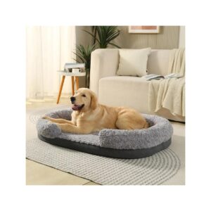 Waterproof, and Anti-Slip Dog Bed with Soft Foam and Eggshell Foam