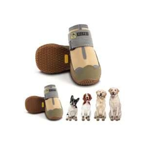 Waterproof and Anti-Slip Dog Booties for Large Dogs, Comfortable and Breathable Fit