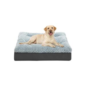 Waterproof and Durable Orthopedic Dog Bed for Large Dogs with Plush Egg Foam