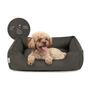 Waterproof and Durable Pet Bed with Removable Cover for Small to Medium Dogs