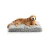 Waterproof and Non-Slip Dog Bed with Removable Corduroy Cover and 3-Inch Orthopedic Foam