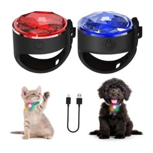 Waterproof and Rechargeable LED Dog Collar Lights for Small Medium Dogs