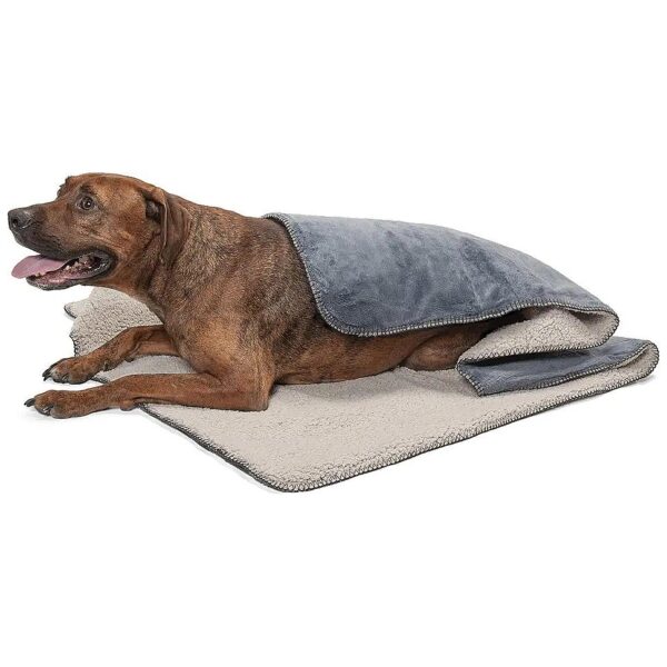 Waterproof and Self-Warming Throw Blanket, Suitable for Dogs and Indoor Cats, Large Size