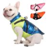 Waterproof and Windproof Dog Coat with Reflective Strips and Adjustable Harness