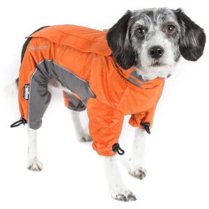 Waterproof and Windproof Dog Winter Jacket with Adjustable Straps