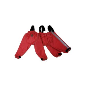 Weather-Resistant Protection Pants for Large Dogs Over 20 Pounds Red