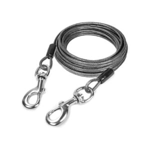 Weather-Resistant and Rust-Proof Dog Cable Tie Out for Maximum Durability