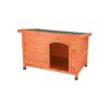 Weatherproof Large Dog House with Elevated Floor and Adjustable Cap Feet for Outdoor Use