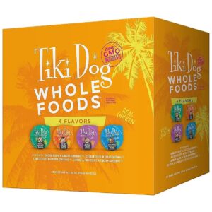 Wet Dog Food Variety Pack with Whole Grains and Superfoods for Adult Dogs