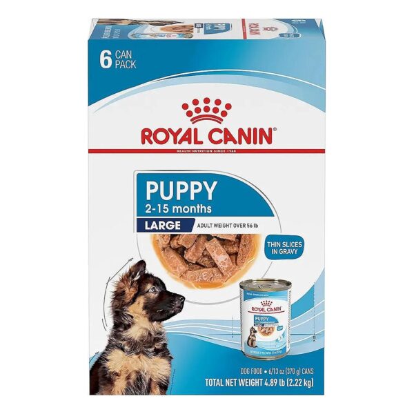 Wet Food for Large Breed Puppies with Easy to Digest Thin Slices