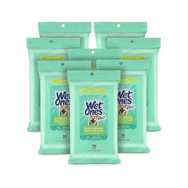 Wet Ones Wipes for Dogs with Witch Hazel for Hygiene and Freshness