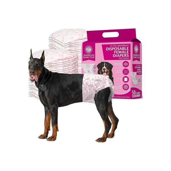 Wetness Indicator Technology Female Dog Disposable Diapers for Large Breed Dogs