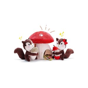 Whimsical Squirrel Dog Toys for Small and Medium Dogs