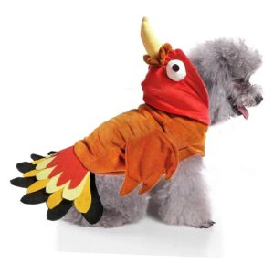 Whimsical Turkey Dog Costume for Pet Travel and Holiday Photos