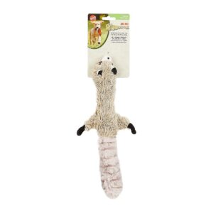 Whimsical and Fun Plush Raccoon Toy for Small and Large Dogs - Squeaky and Soft