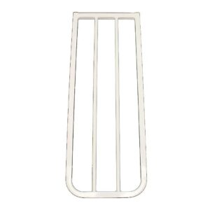 White 5 Inch Metal Extension for Stairway Safety Gates and Auto Lock Gates