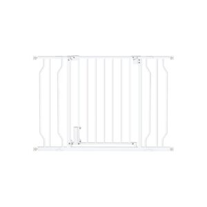 White Baby Gate 41'' High and 5'' Wide for Child Safety and Control