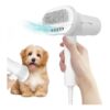 White Pet Dryer for Small and Medium Dogs and Cats with Slim Handle